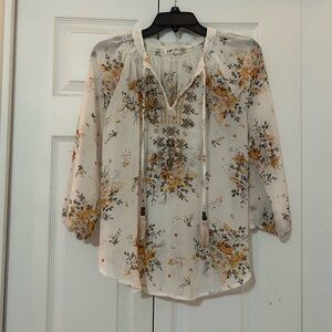 Floral Print Women's Top